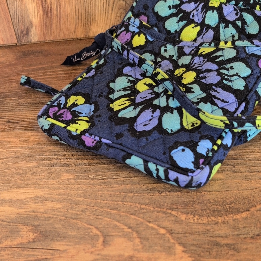 Vera Bradley Indigo Pop Hipster Quilted Crossbody Bag C289 - Picture 9 of 10